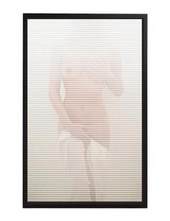 TooLess 7482, 3D Nude. Color Limited edition color photograph. Framed Back Light
