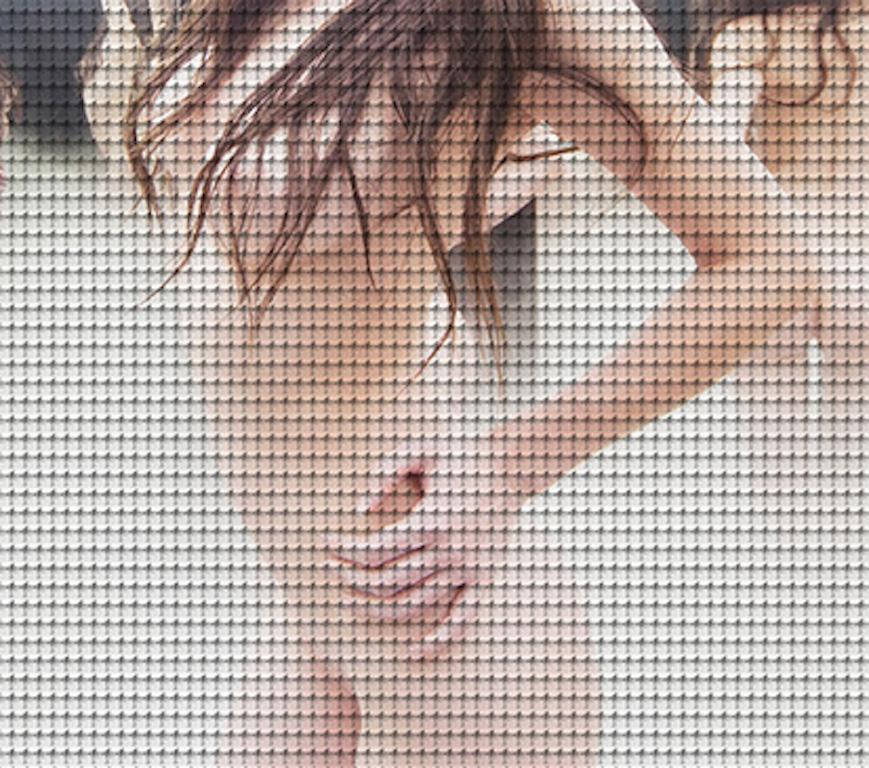 TooLess 7225, 3D Nude Color Photograph. Framed Lightbox For Sale 1
