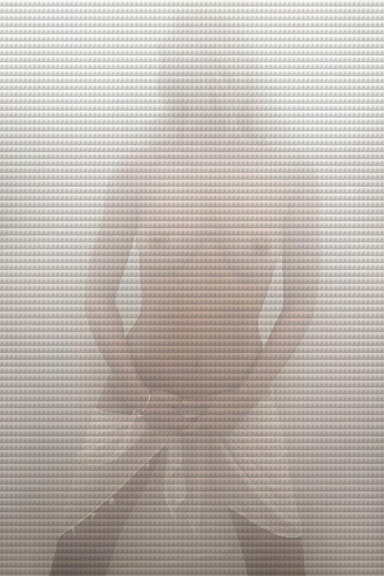 TooLess 5700. 3D Nude Color limited edition photograph. Framed Lightbox - Photograph by Koray Erkaya
