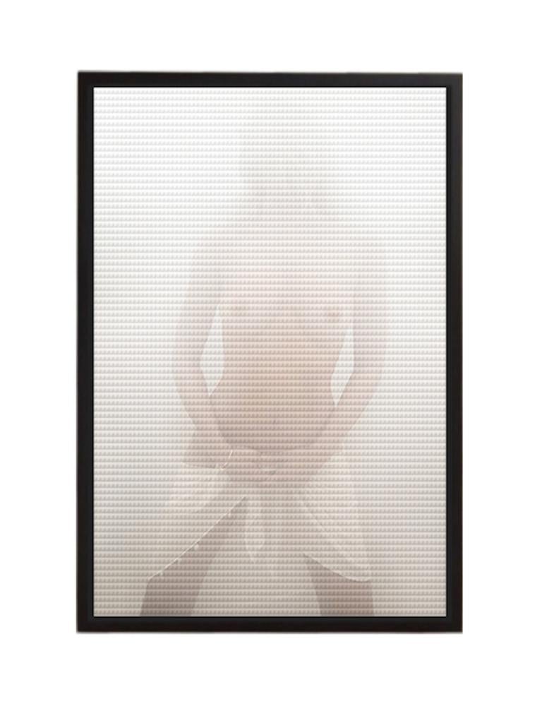 Koray Erkaya Nude Photograph - TooLess 5700. 3D Nude Color limited edition photograph. Framed Lightbox