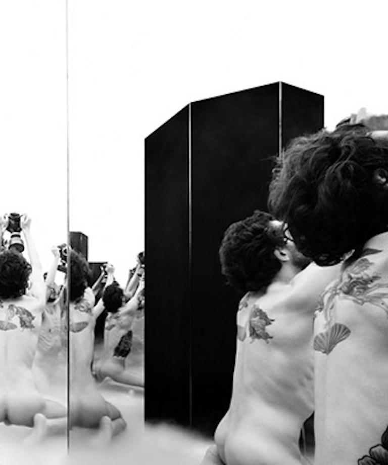 Invacuo Project #31. B&W Portrait inspired by the Gezi Park resistance movement - Gray Nude Photograph by Koray Erkaya