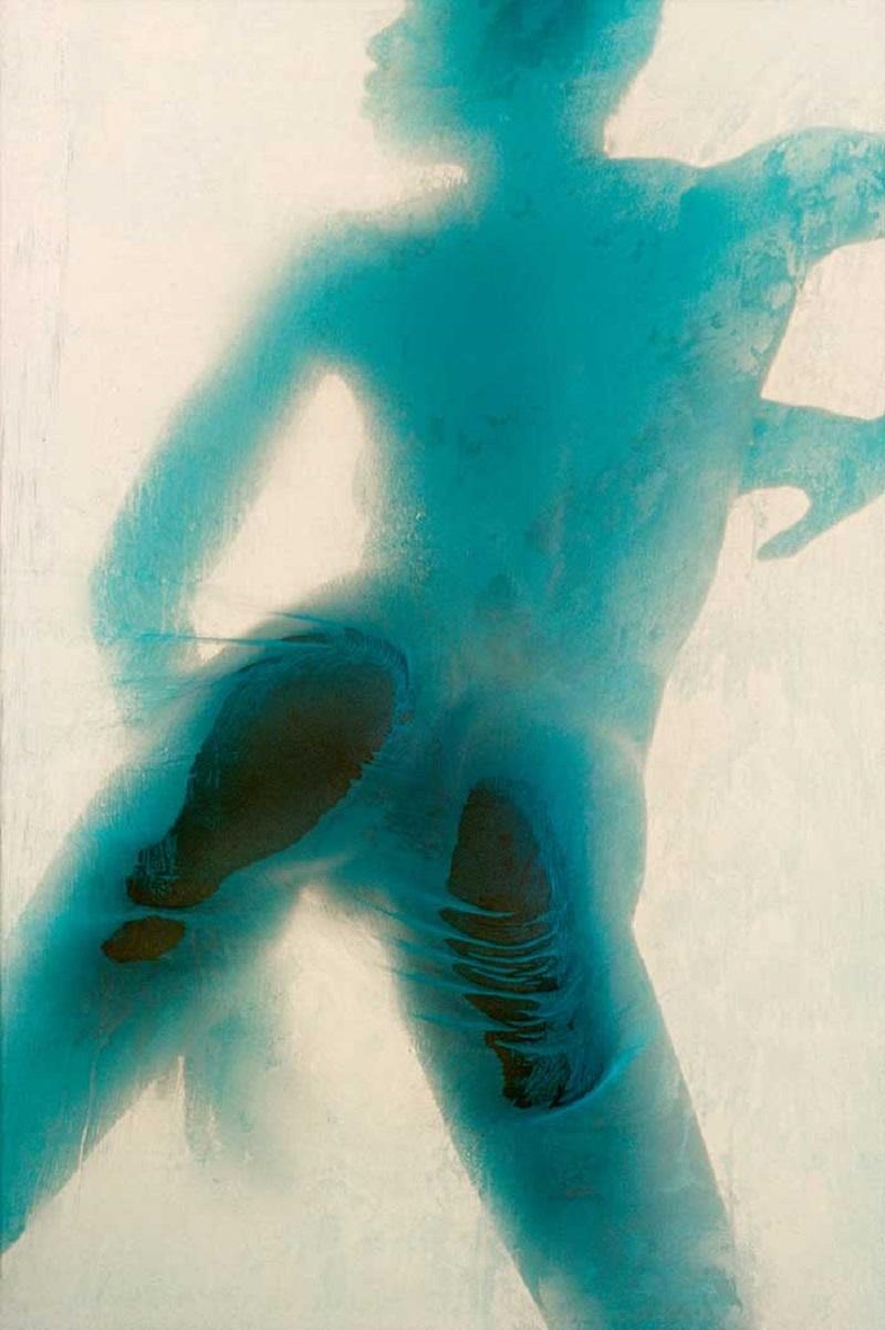 Uwe Ommer Color Photograph - Les Voiles. Female nude. Color Limited Edition Photograph