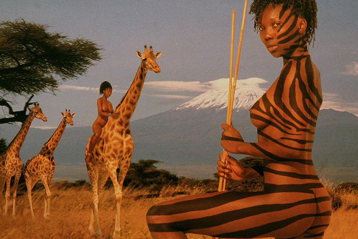 Kenya, From the Mani- Cartes Postales series.  - Photograph by Uwe Ommer