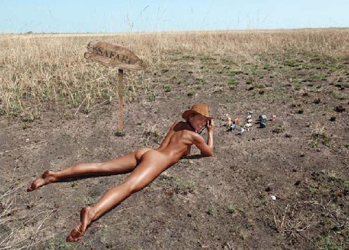 Uwe Ommer Nude Photograph - Planet Plastic I.  Limited edition Color photograph