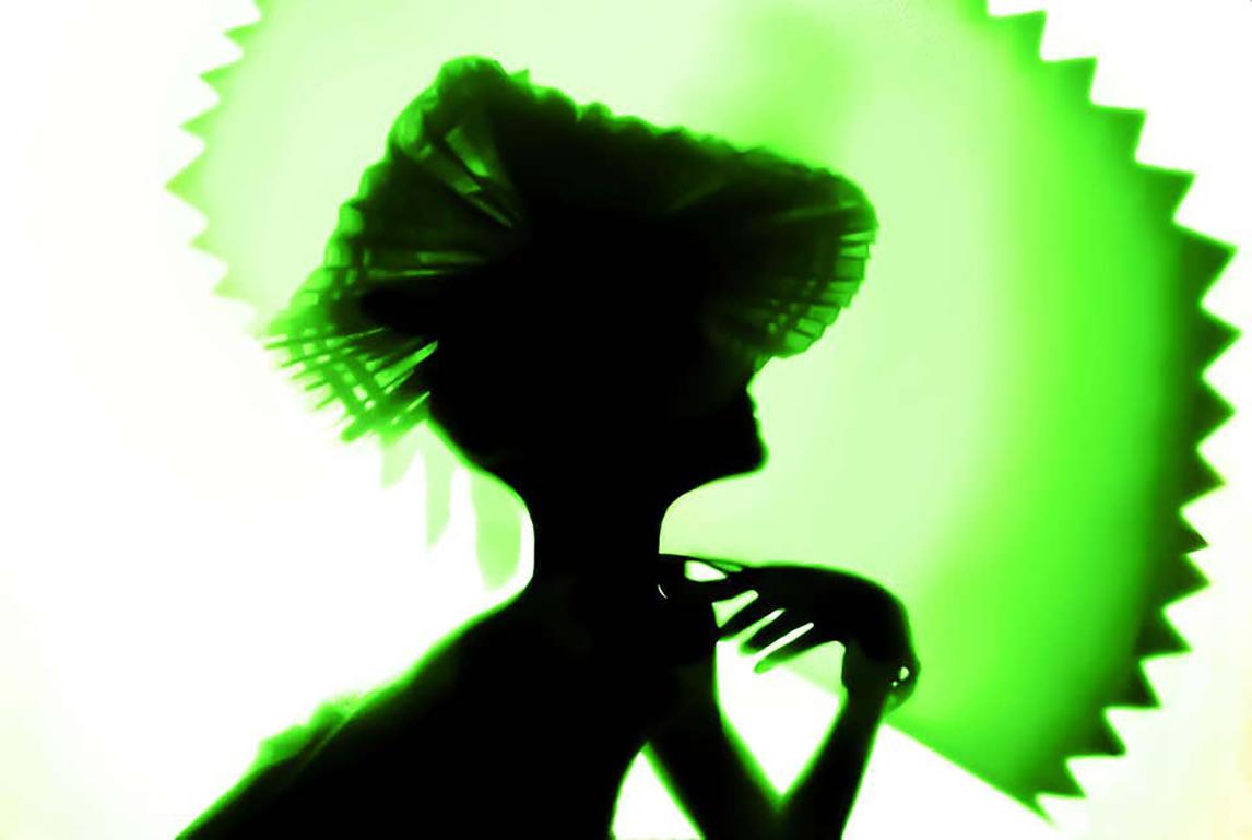 Retroiluminación, Díptico Azul Verde. - Photograph Contemporáneo de Dora Franco