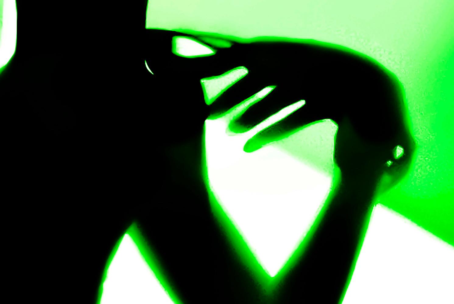 Retroiluminación, Díptico Rojo Verde. en venta 1