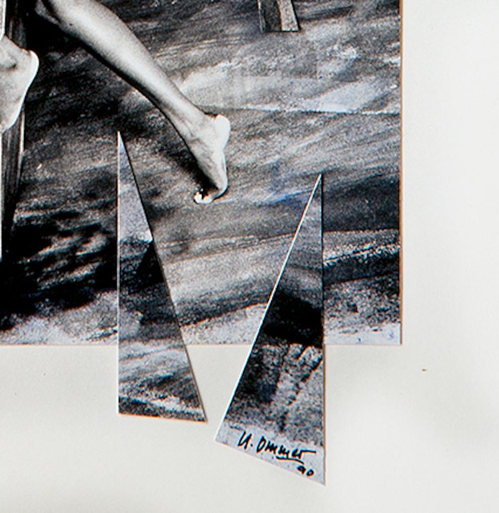 Escalada II, París, 1991.  Collage fotográfico  Fotografía de edición limitada - Nude Photograph Gris de Uwe Ommer