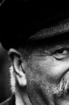 Rue Mouffetard. Paris. Portrait, Black and White Photograph.