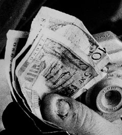 Rue Mouffetard, Paris. Still Life. Black and White Photograph