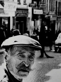 Rue Mouffetard, Paris. Triptych. Portraits. Black and White. Photographs