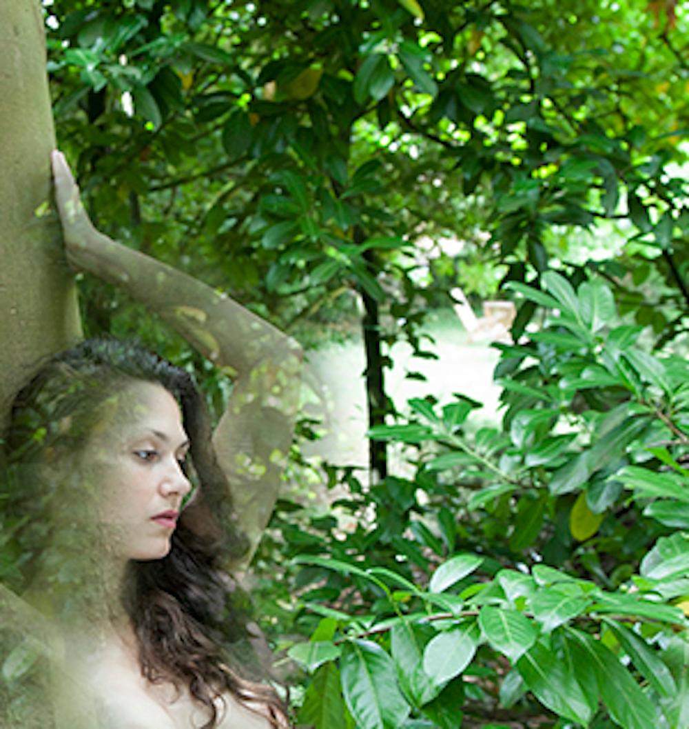 Women and Trees VII. Limited edition Color photograph - Photograph by Uwe Ommer
