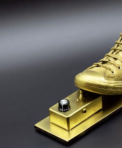 Too much confusion. Color Photograph of a Assembled Sculpture