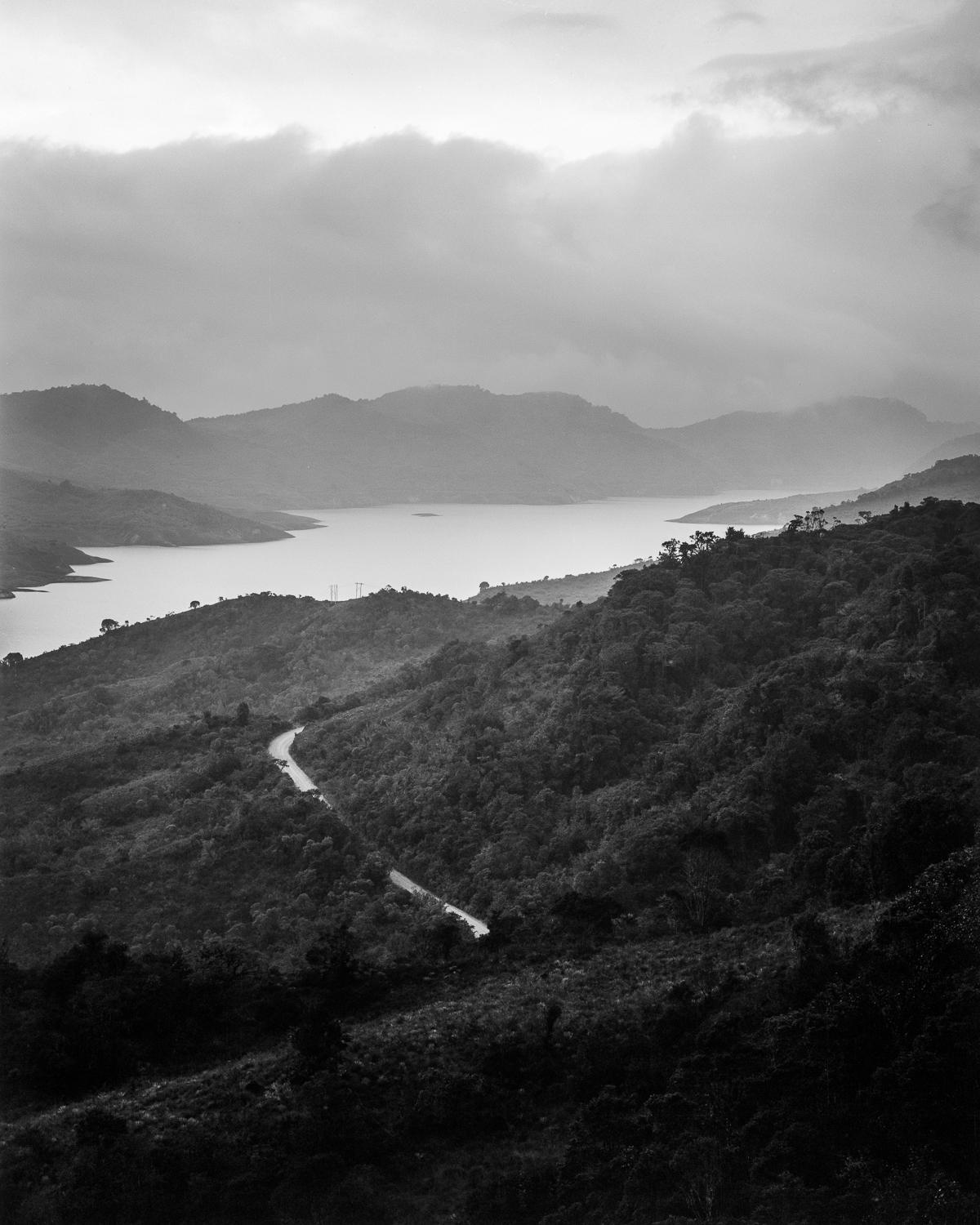 Miguel Winograd  Black and White Photograph - Laguna Chingaza, Silver Gelatin Print