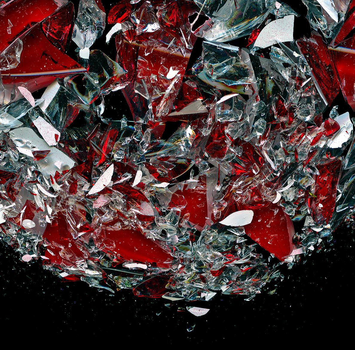 Il pianeta della vergogna. La serie Broken Planet. Collage digitale astratto a colori - Abstract Photograph Nero di Zoltan Gerliczki