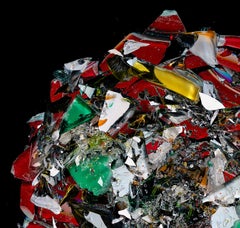 The Surprise Planet. Broken Planet Series. Abstract Digital Collage Color Photo