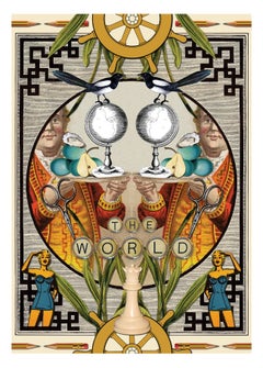 21 / The World From The Tarot of The Golden Scissors Series