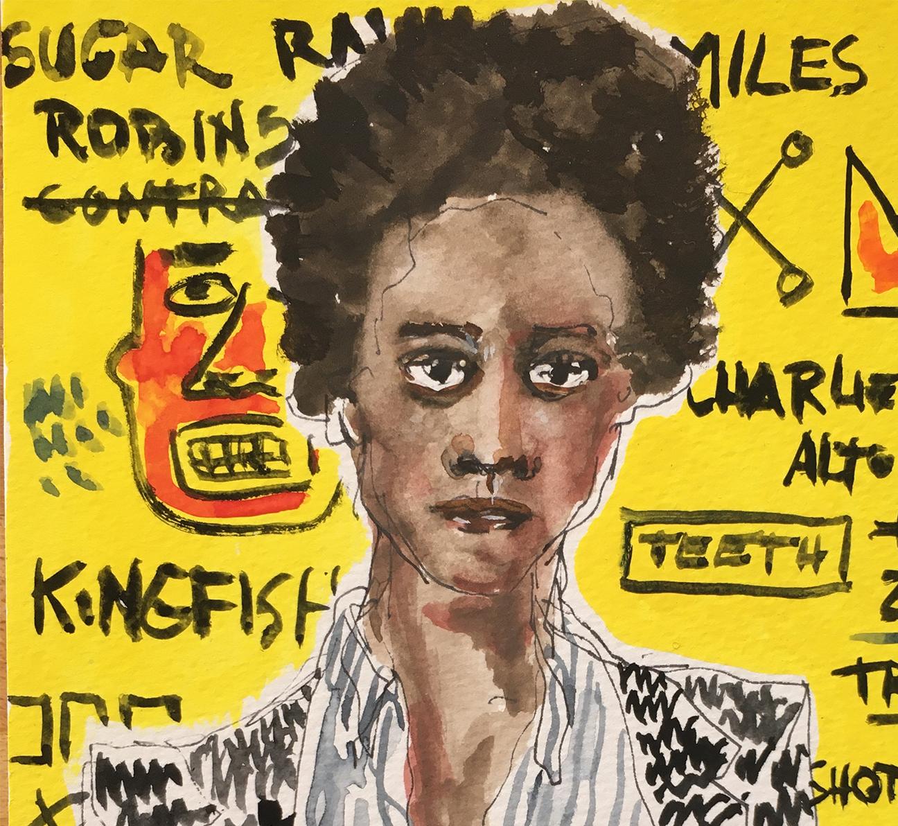 Yellow Basquiat, 2021 - Art by Manuel Santelices