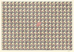 Bloques.  De la série n° 1. Dessin abstrait sur papier.