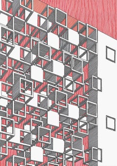Estructura Cubos 2. One of a Kind (Framed)