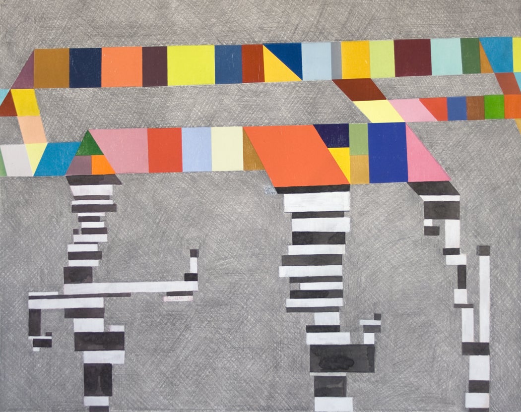 Thomas Nozkowski Abstract Print - Untitled #2