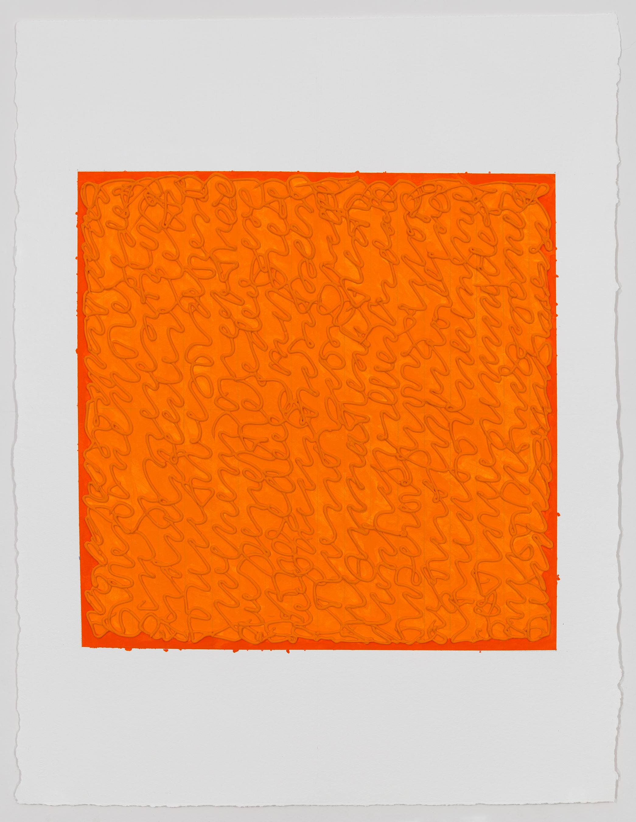 Louise P Sloane Abstract Drawing – Oranges