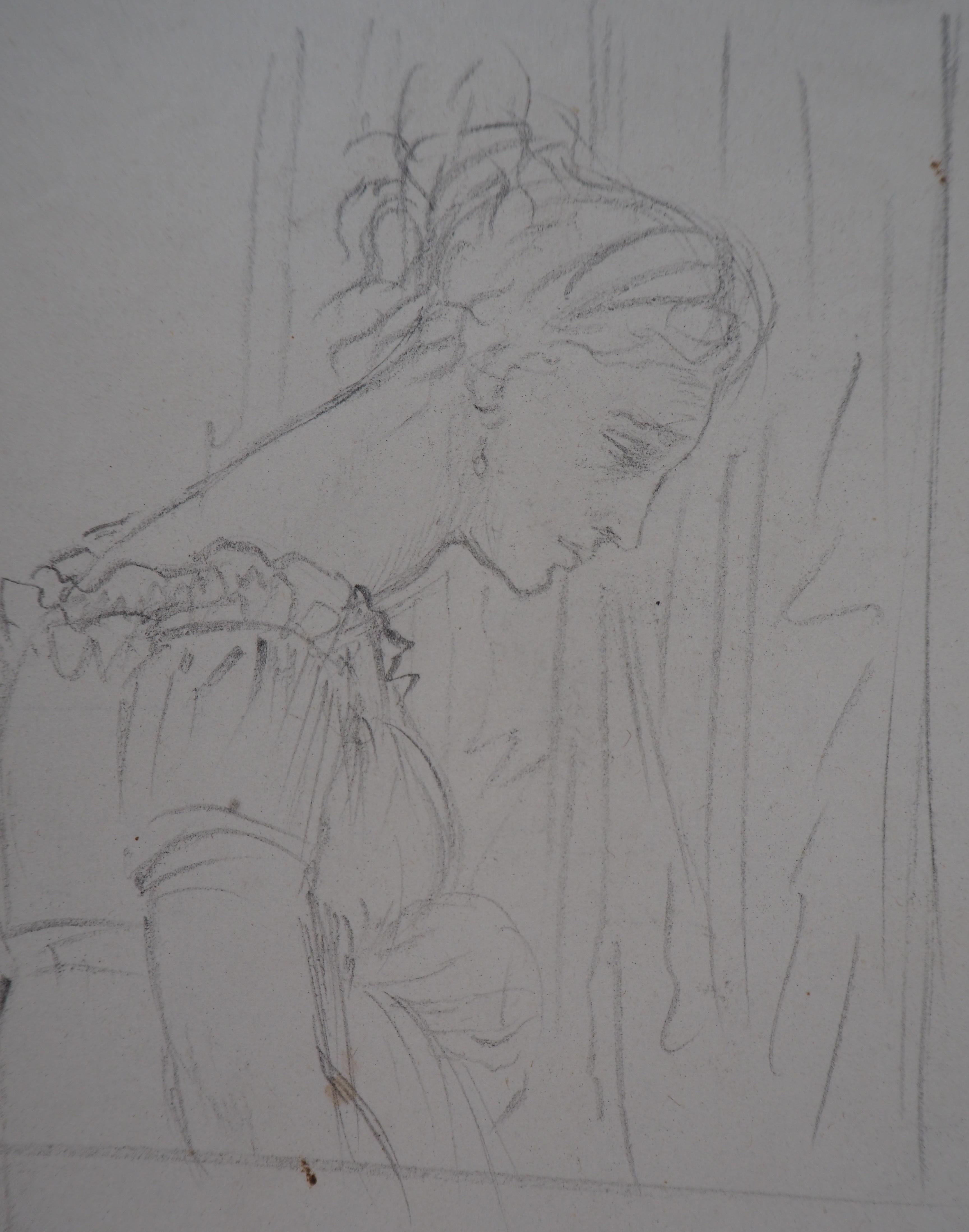 degas pencil sketches