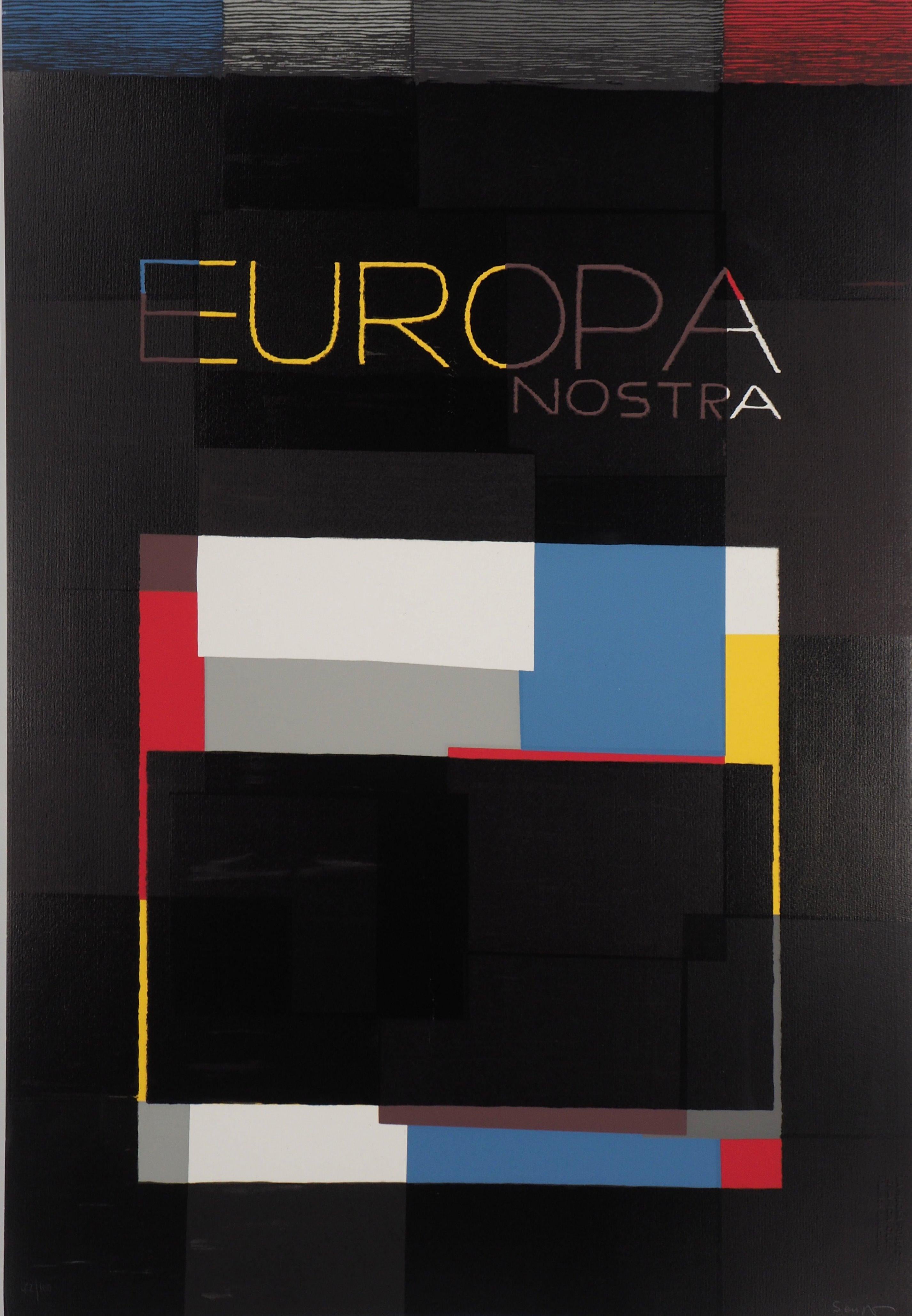Europa Nostra - Original screen print, Handsigned