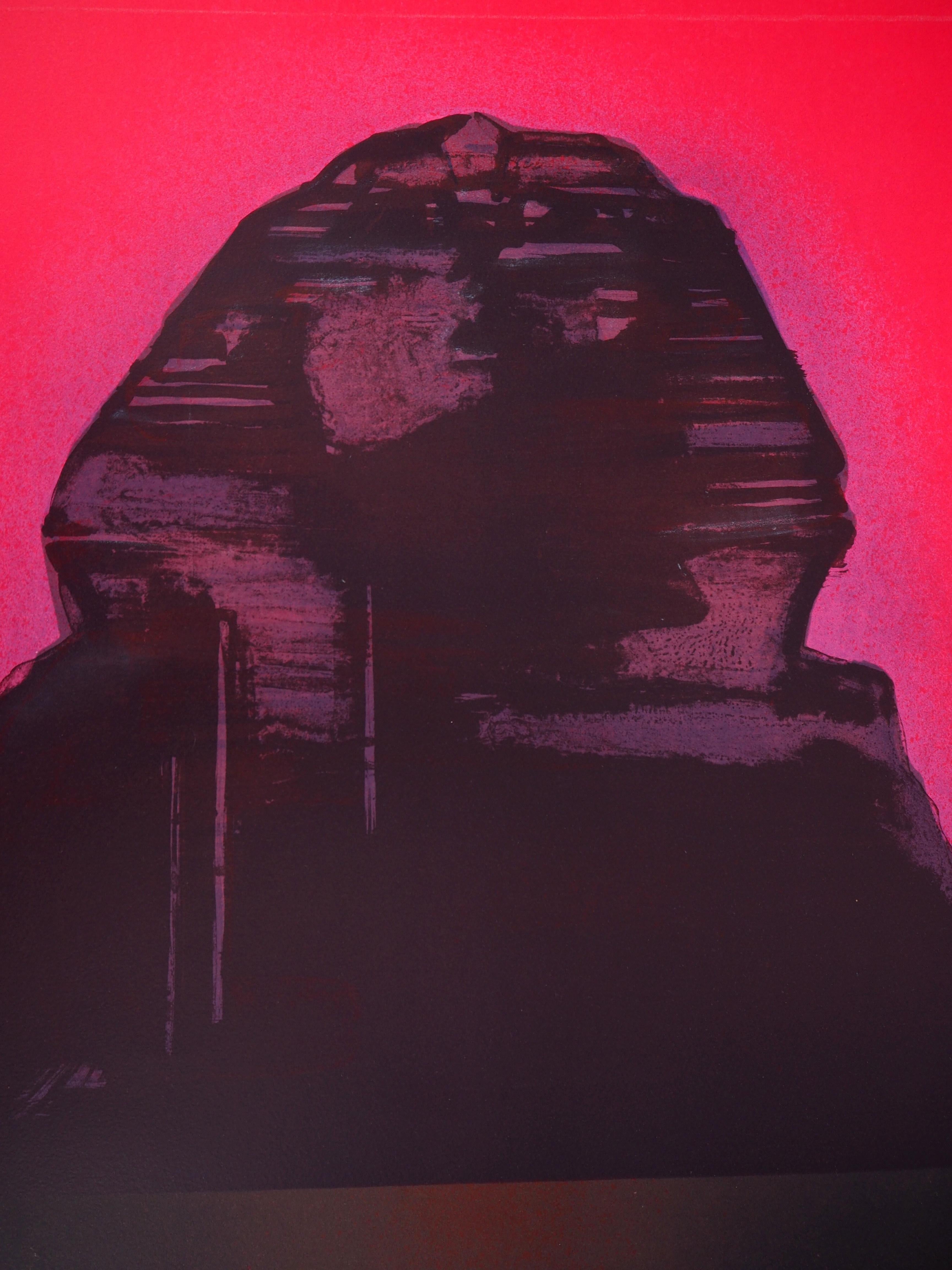 Claude HASTAIRE
Égypte : Le Sphinx

Lithographie originale
Signé à la main au crayon
Numéroté /90 
Sur vélin 76 x 56 cm (c. 29.9 x 22 inches)

Excellent état