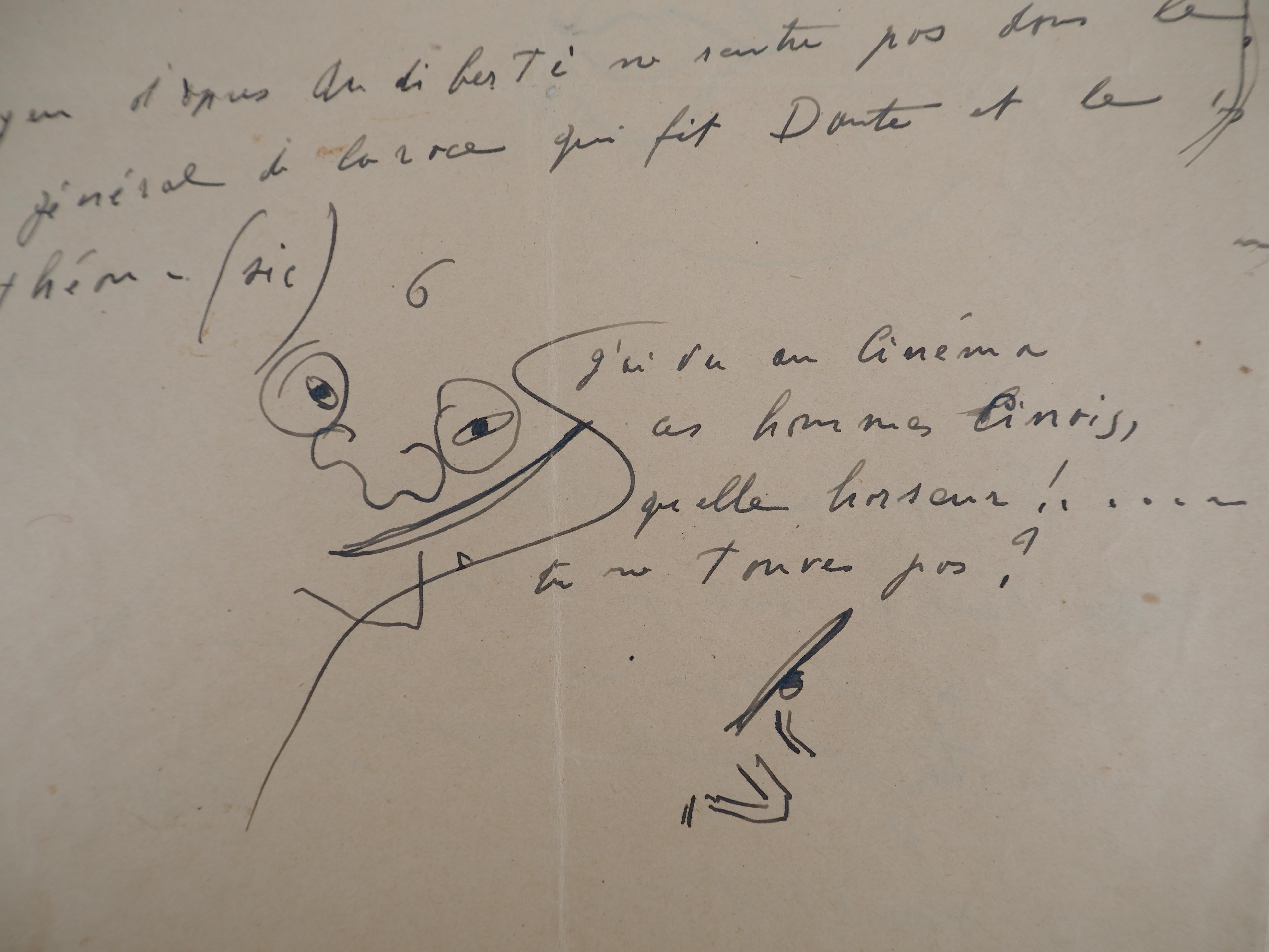 Couple, The Kiss - Original Tintenzeichnung, handsigniert 7