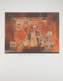 Mechanical Chaos - Lithograph and Stencil