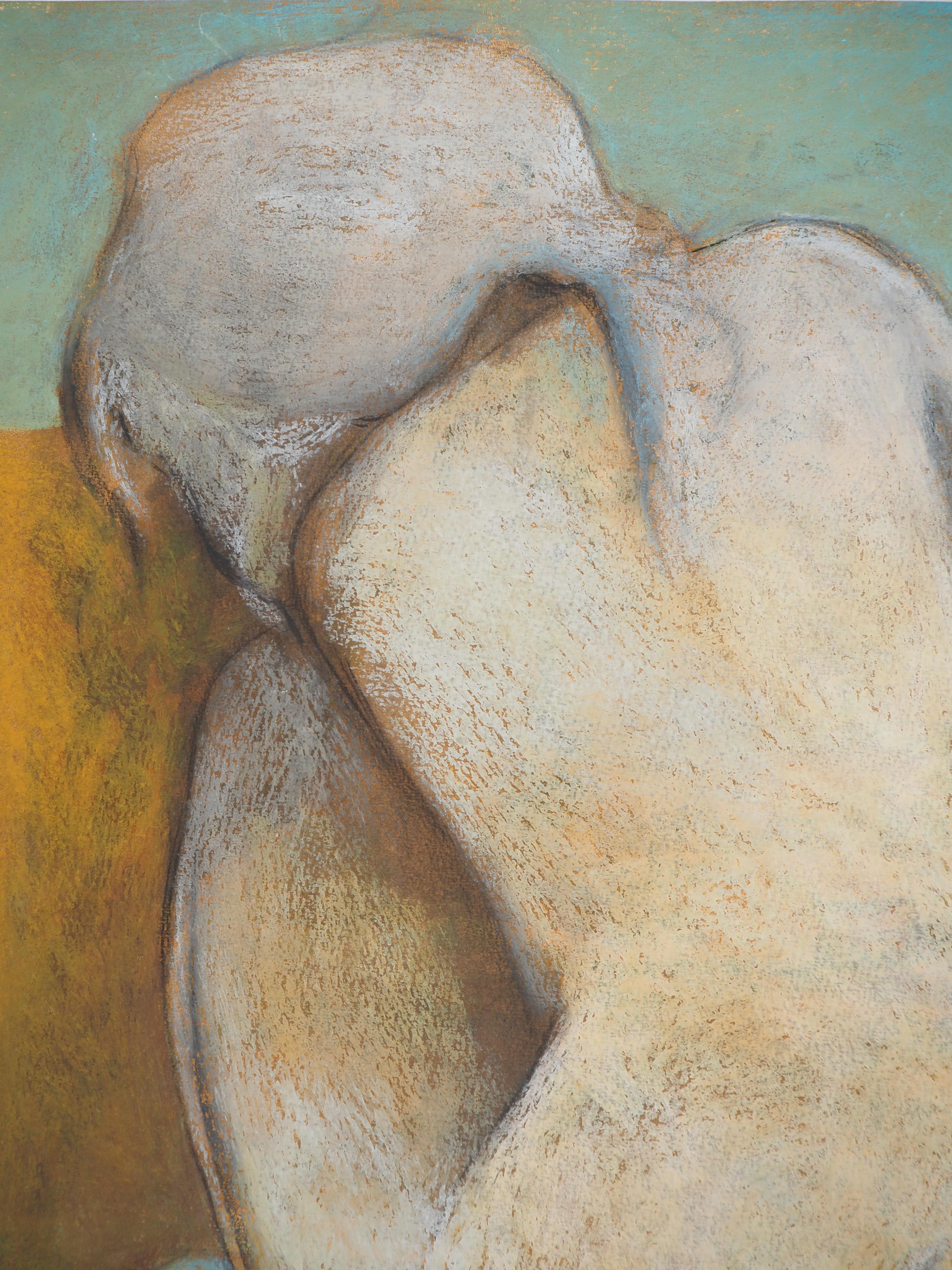 Claude GAVEAU
Mujer desnuda de espaldas

Dibujo original al pastel
Firmado a lápiz
Refrendado en el reverso
Sobre papel 52 x 38,5 cm (c. 20,4 x 14,9 pulgadas)

Muy buen estado