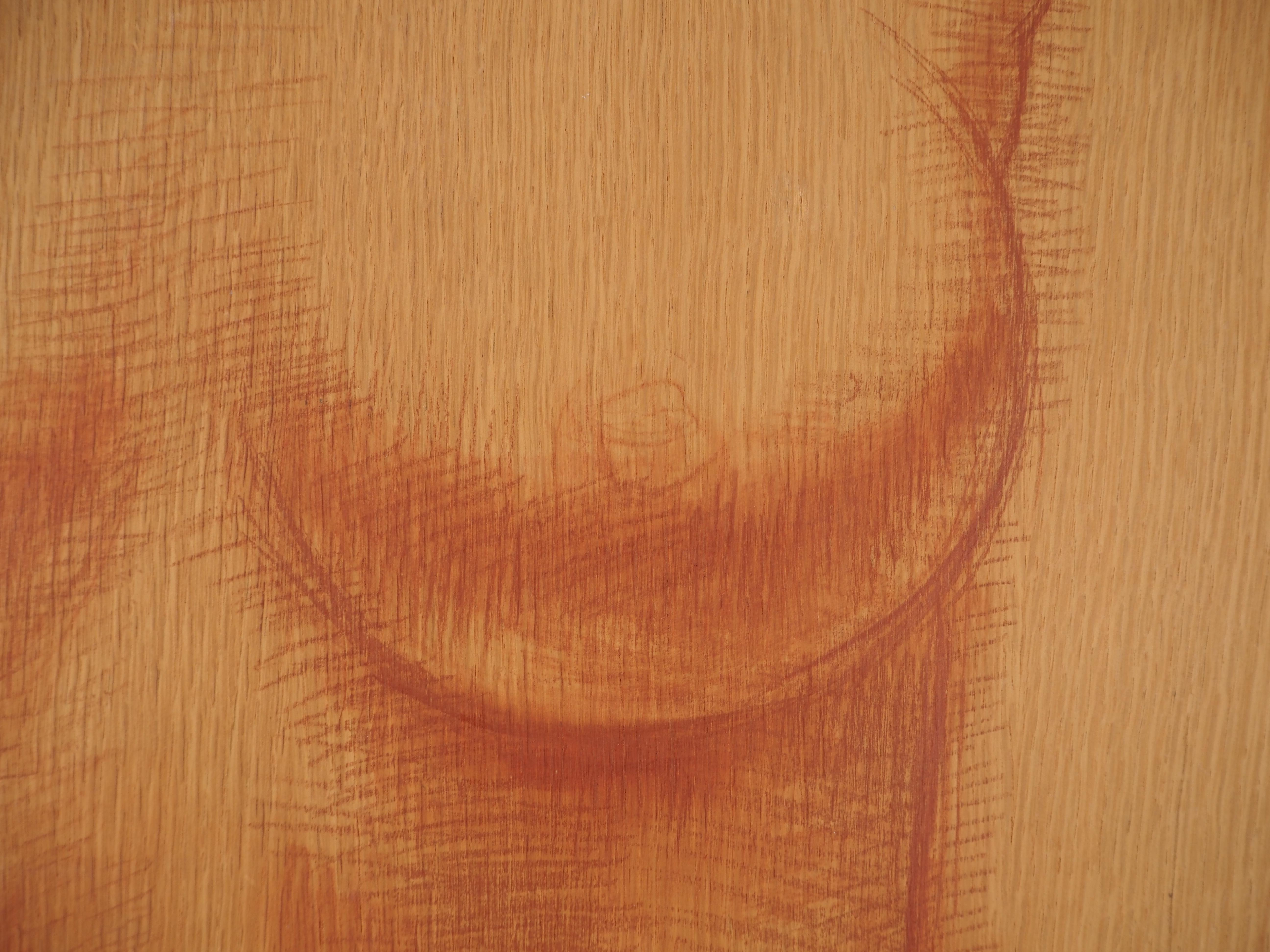 Guillaumette, Nu debout - TALL Original HANDIGNED painting on panel en vente 4