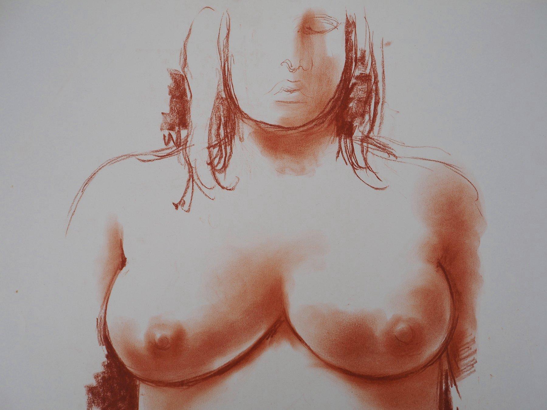 Antoniucci Volti
Maternità: Donna incinta

Disegno originale a sanguigna (carboncino)
Firmato in basso a sinistra
Su carta pesante 65 x 50 cm (26 x 20 pollici)

Ottime condizioni