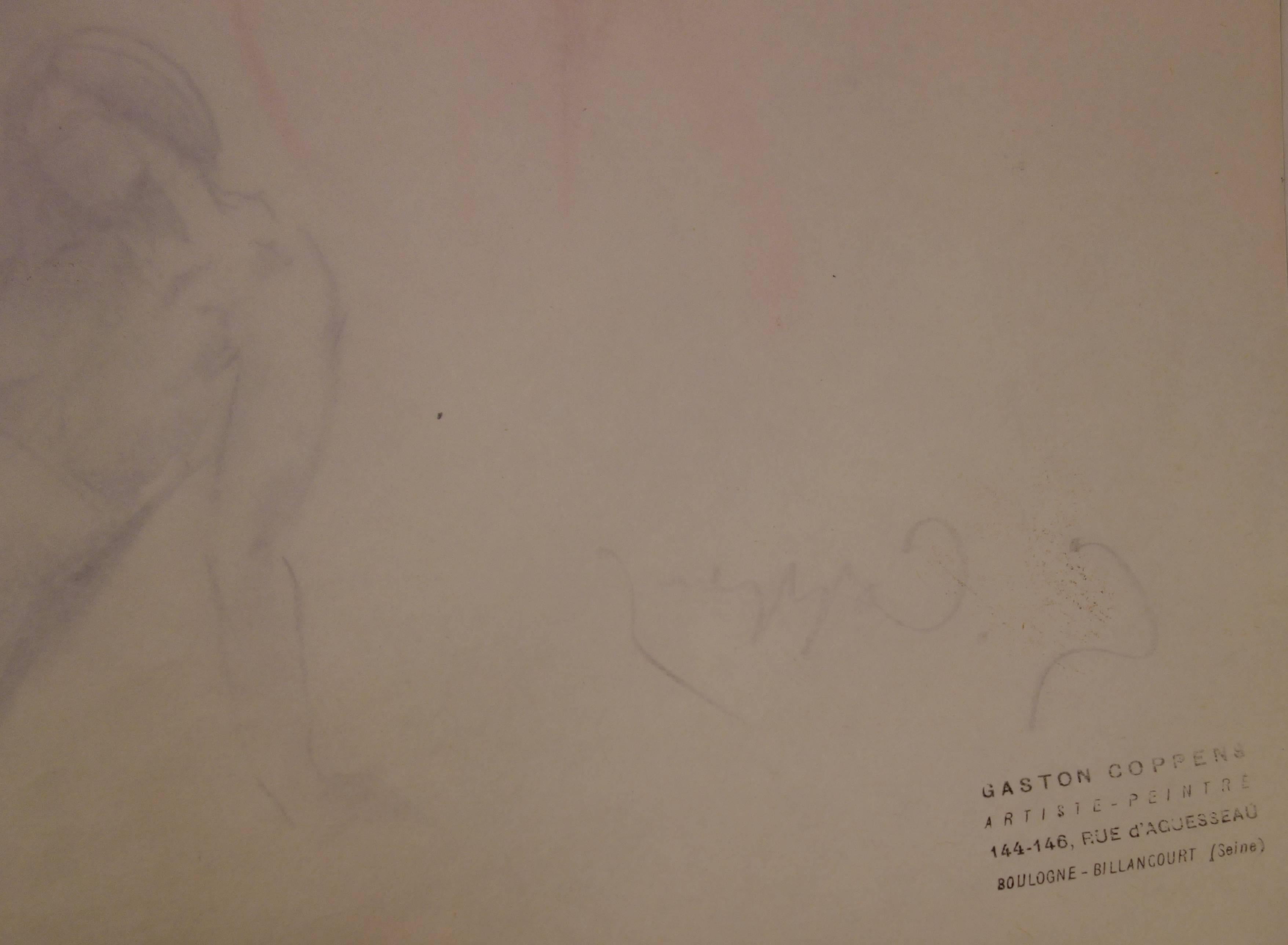 Studies of Juliet - Original signierte Kohlezeichnung im Angebot 1