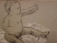 Baby Boy - Original Charcoals Drawing