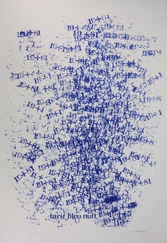 In the Blur of Numbers - Handsigned Screen Print