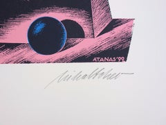 Majestueux : Roi et Reine - Lithographie signée à la main - 50 ex