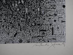 Electronic, Complexity of MicroSystems Silver - Original Handsigned Screen Print