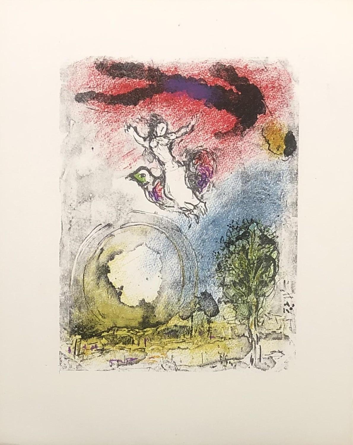 Marc Chagall Figurative Print - The Poesy - Original Lithograph - 150 copies