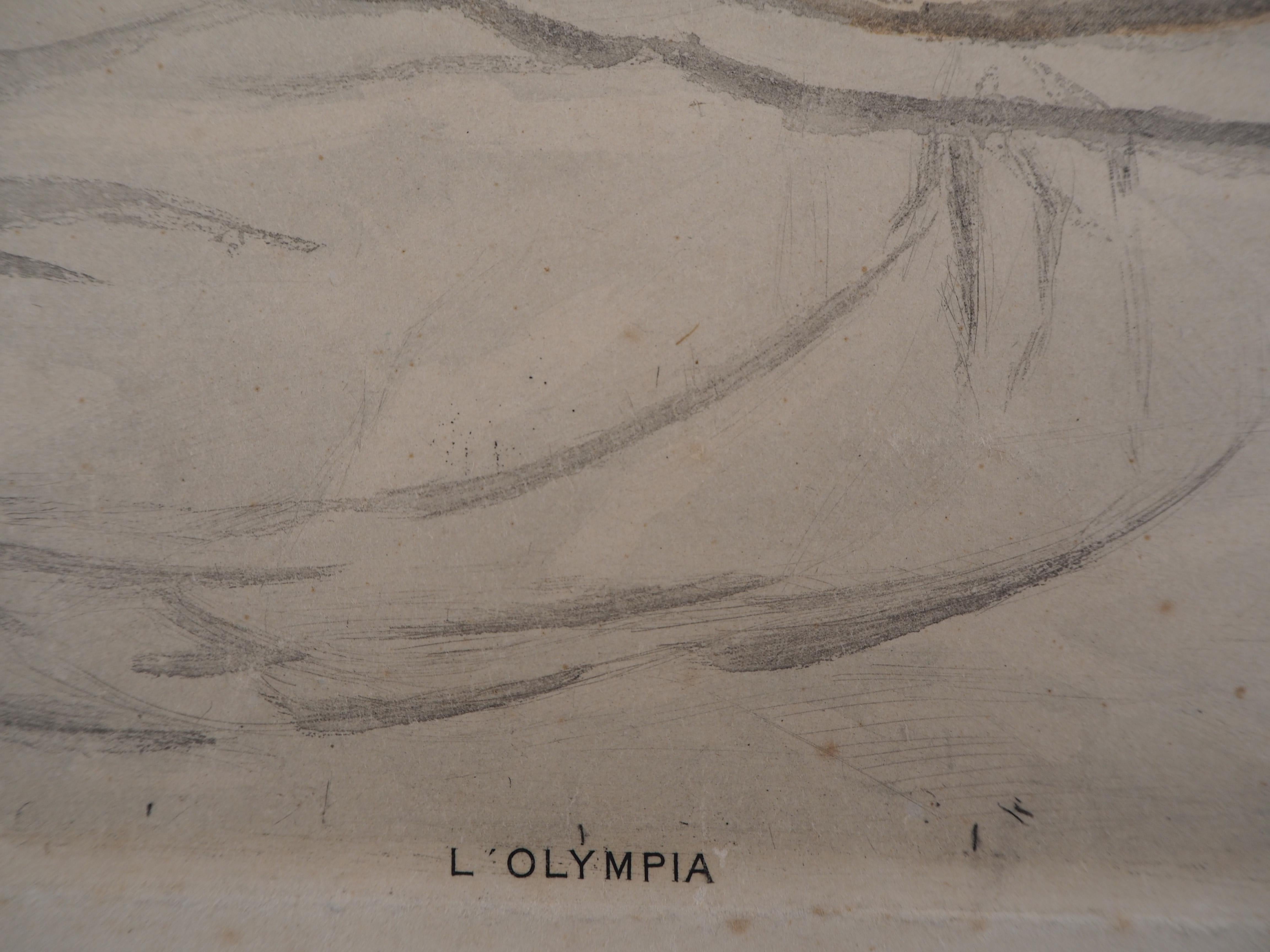 Olympia - Etching and aquatint engraved by J. Villon 5