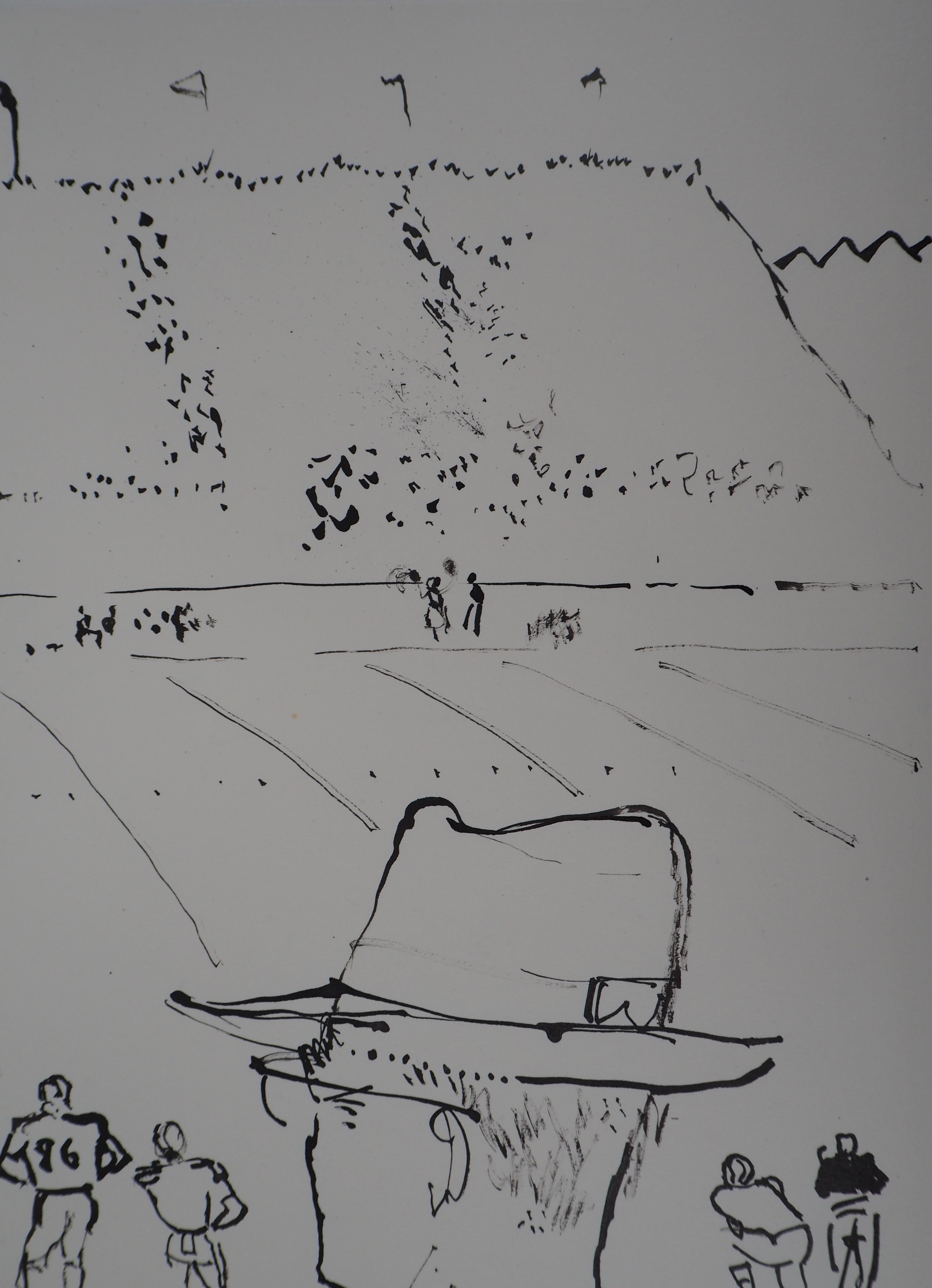 Football - Original hansigned ink drawing 2