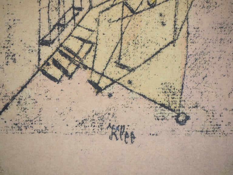 Room Perspective - Lithograph and Stencil - Art by (after) Paul Klee