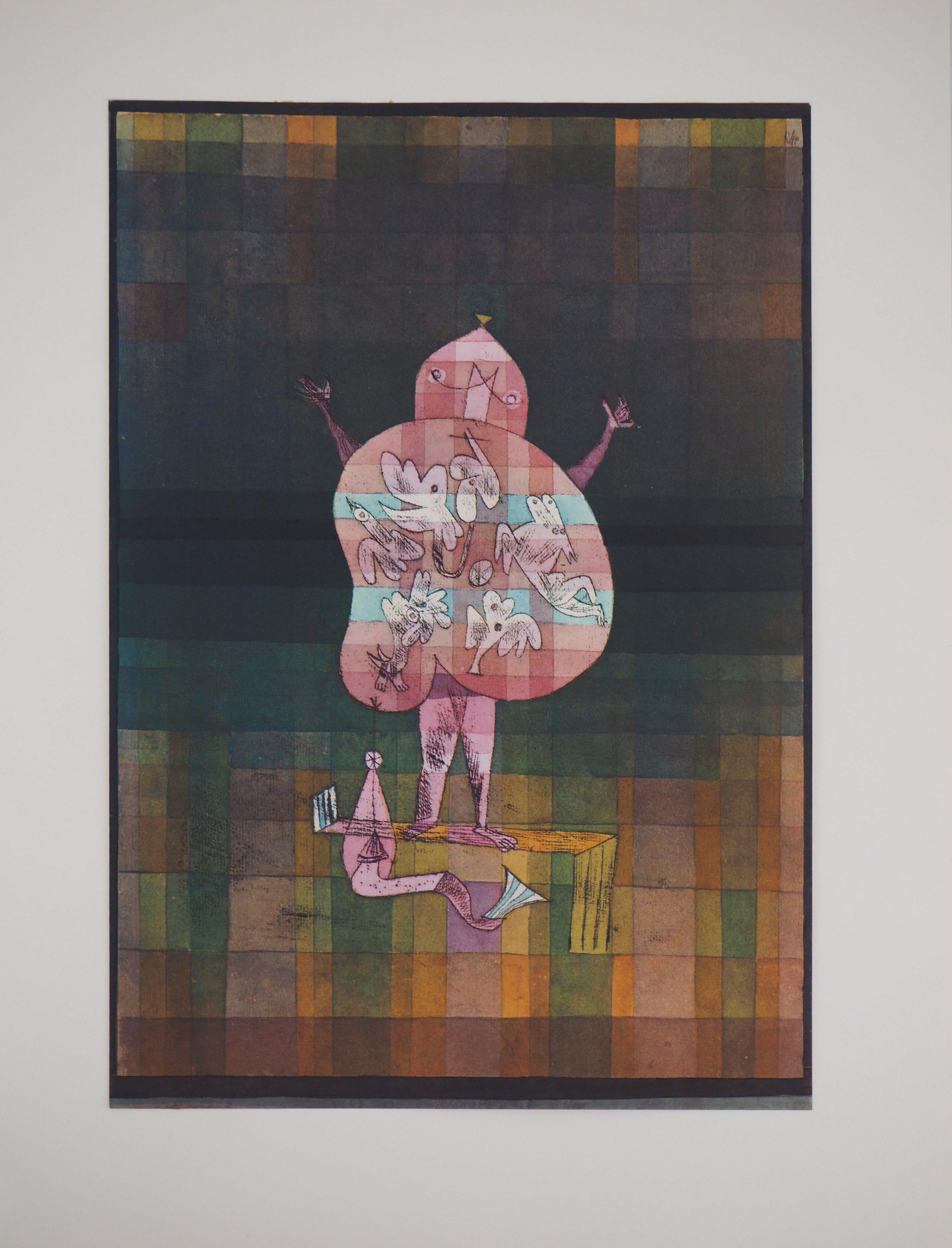 Ventriloquist Shouting in the Swamp - Lithographie et pochoir - Moderne Art par (after) Paul Klee