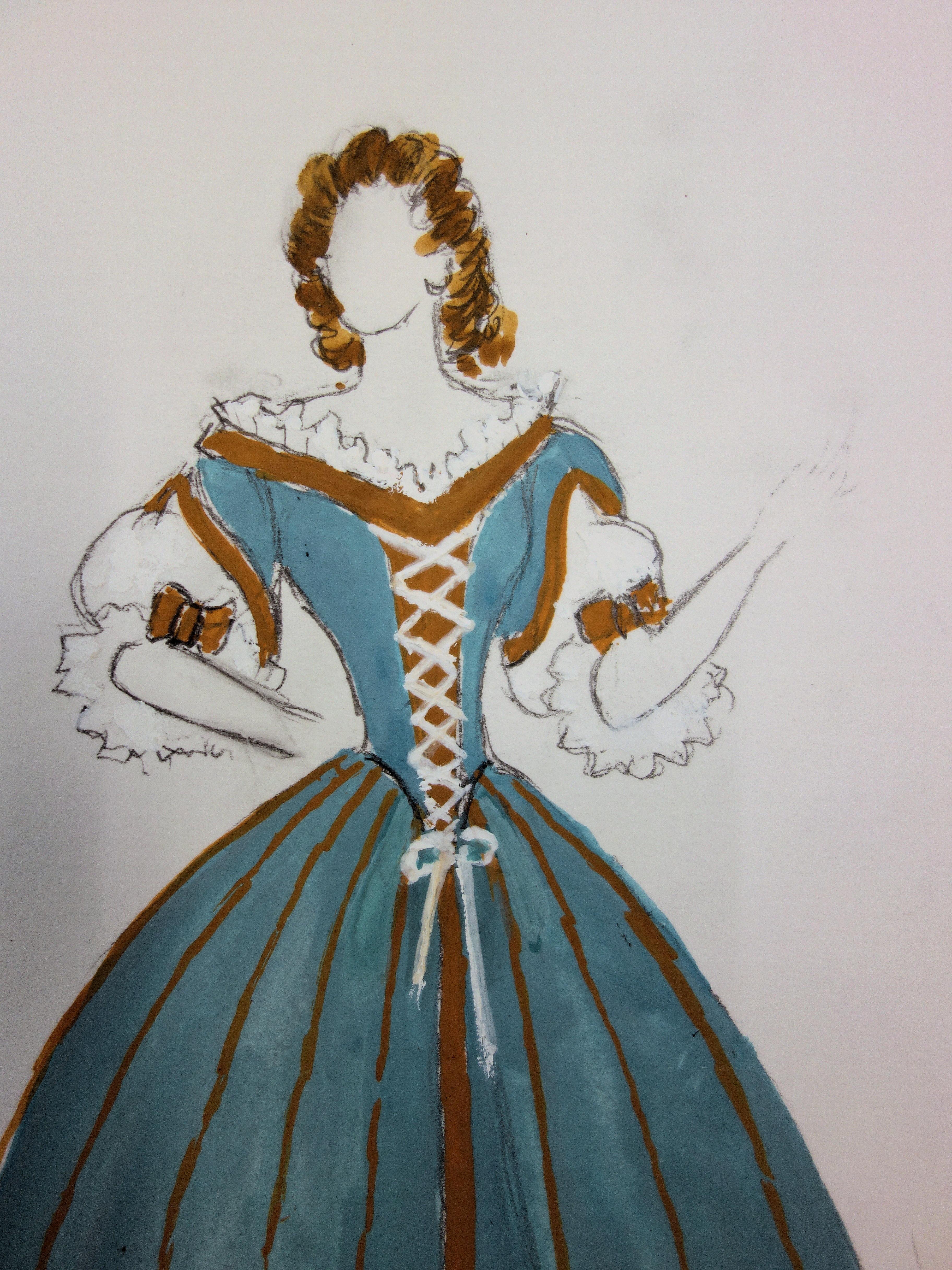 18th century women's dress