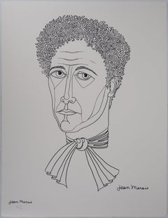 Ritratto del mio amico Jean Cocteau - Litografia, numerata /100