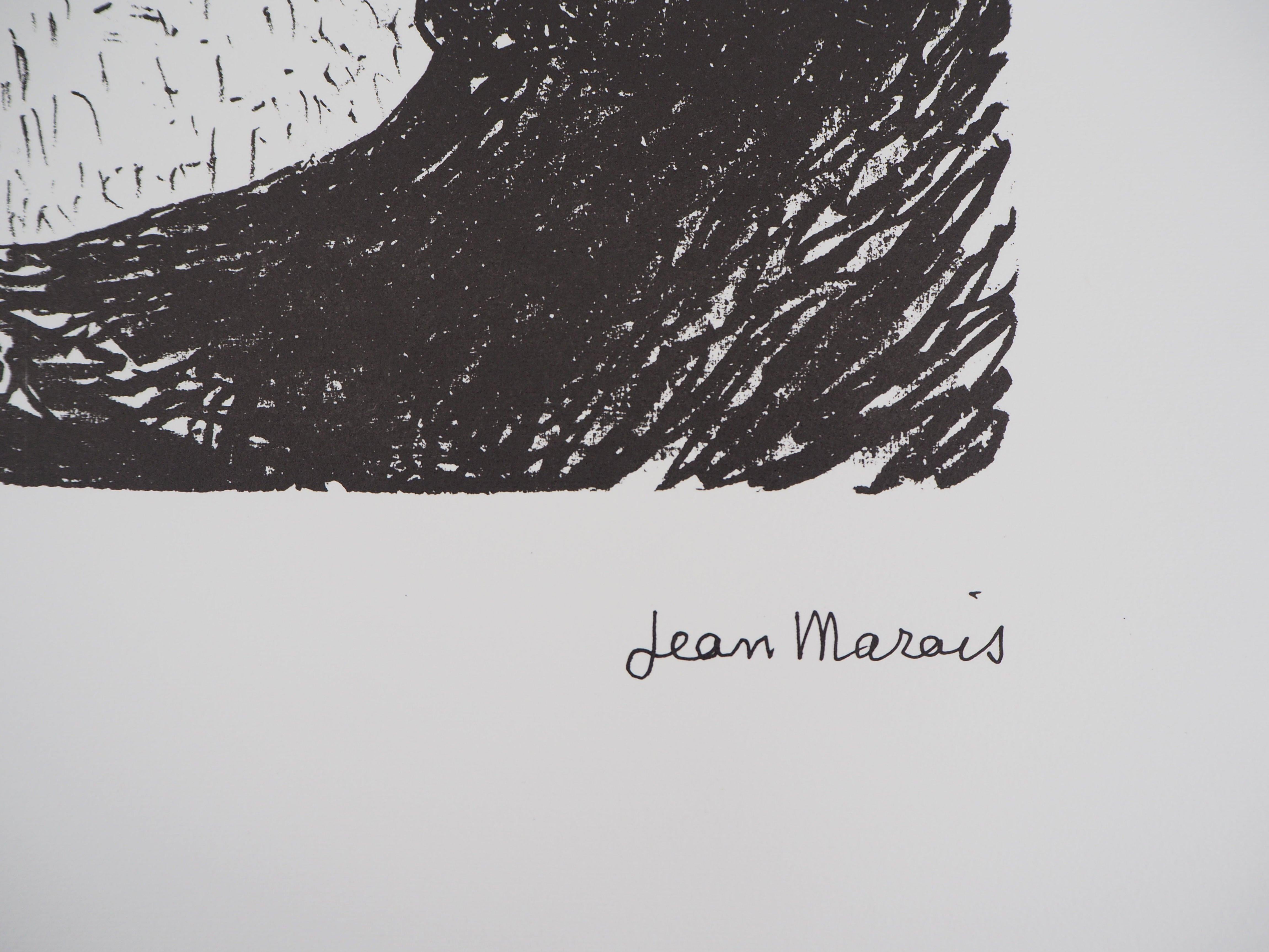 Jean Marais (1913 - 1998)
Surrealist Landscape : Faces of the Forrest

Original lithograph
Signed with the stamp of the artist
Bears also a printed signature in the plate
Numbered /100
On vellum 65 x 45 cm (c. 26 x 18 inch)

Excellent