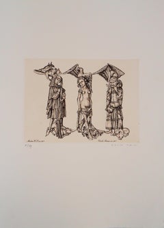 Triple Personalities - Original handsigned etching 