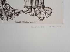 Triple Personalities - Original handsigned etching