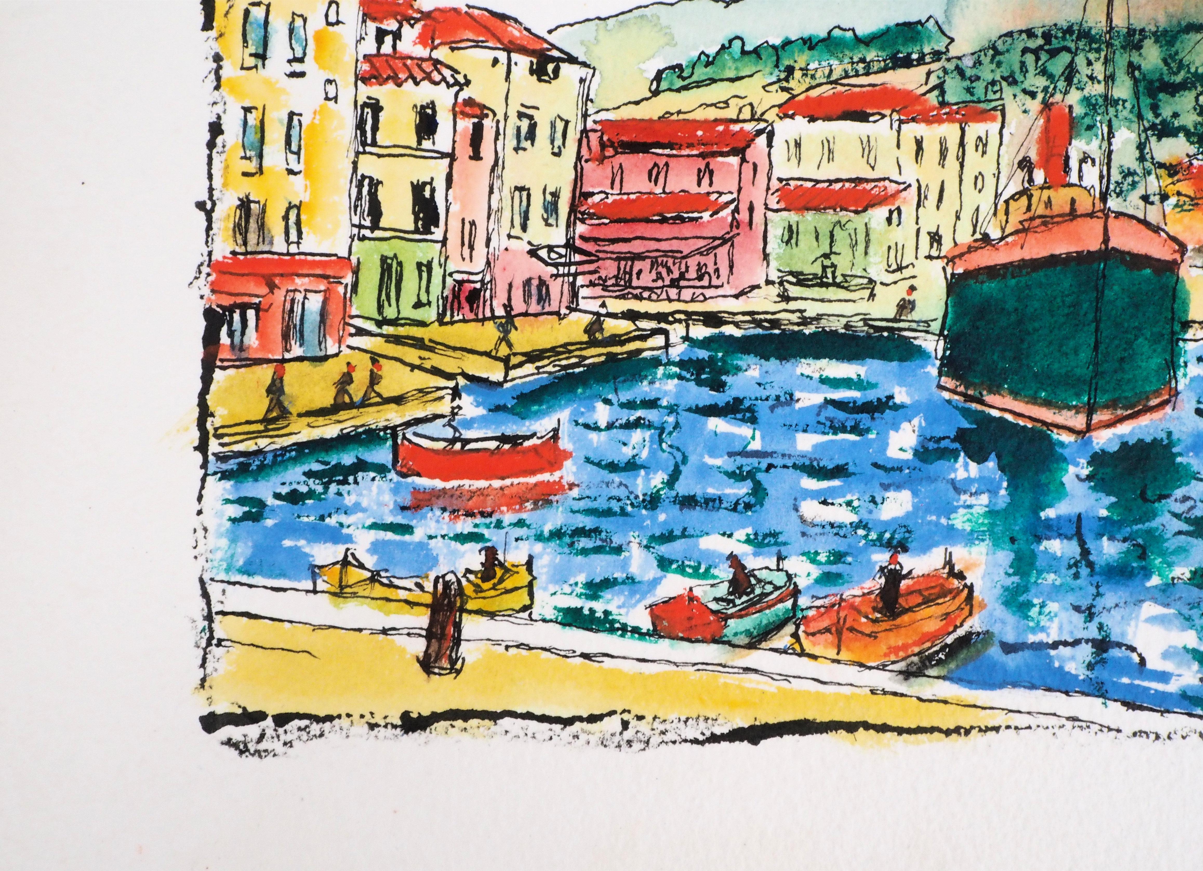 watercolor france