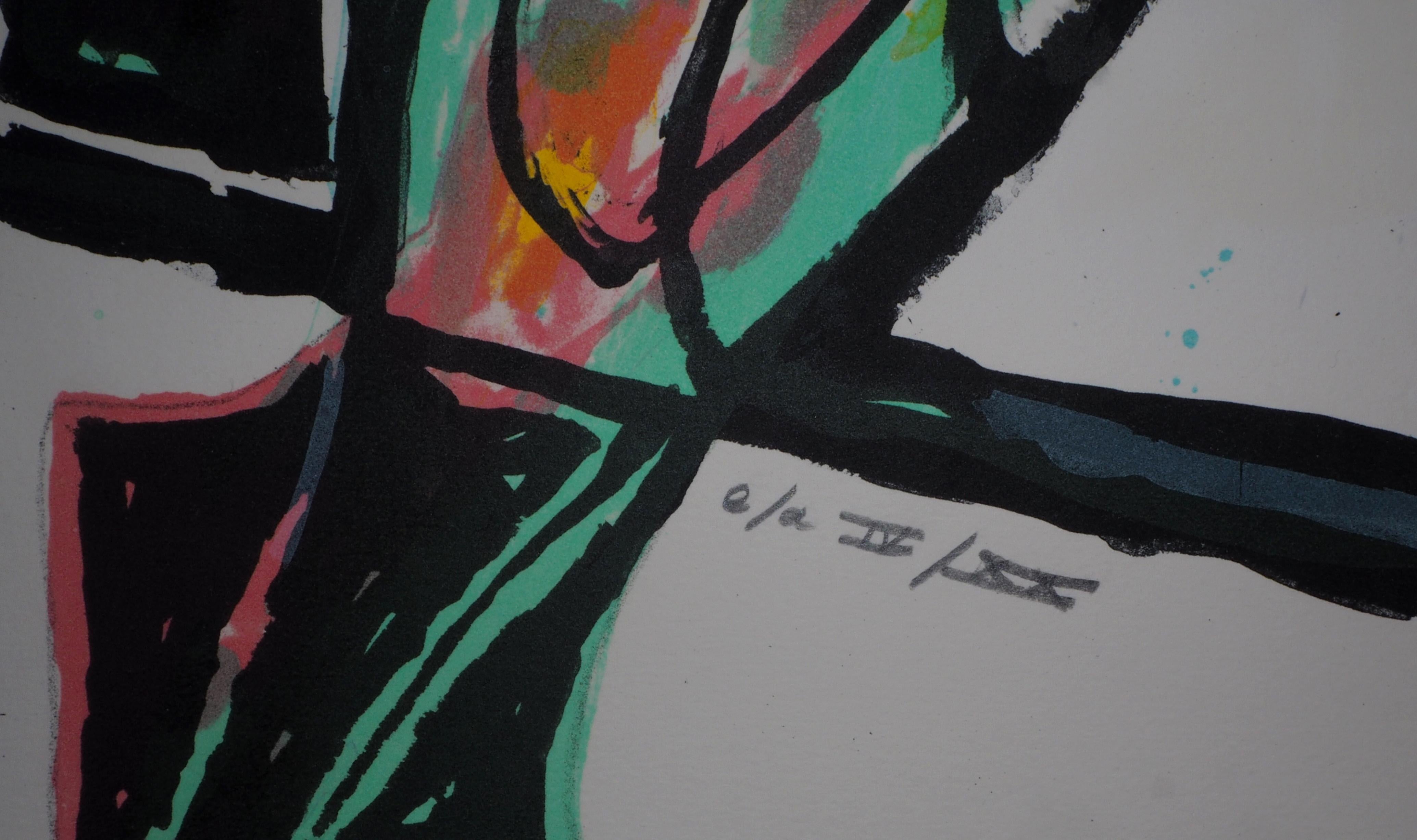 Jacques POLI
Coherencia : el mundo

Litografía original
Firmado a lápiz
Numerado /20 ejemplares
Sobre vitela Arches  78 x 58 cm (c. 30,7 x 22,8 pulg.)

Excelente estado 